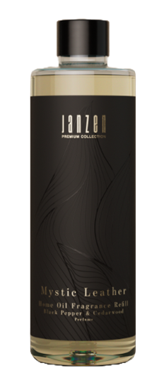 JANZEN HOME FRAGRANCE REFILL MYSTIC LEATHER PREMIUM BLACK